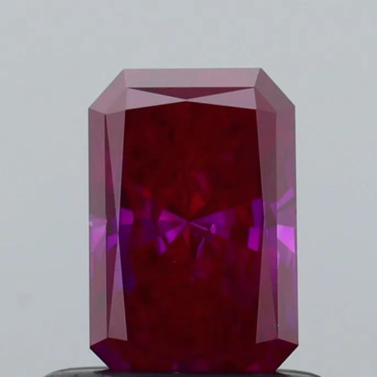 0.57ct Radiant Lab Grown Diamond (Colour Fancy Deep Pink, Clarity VS1, IGI Certified)